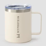 Myprotein reciklirana kovinska skodelica za kavo 350 ml – naravno kremna