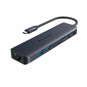 USB-C Razdjelnik sa 7 Priključaka Hyper HD4003G Plava