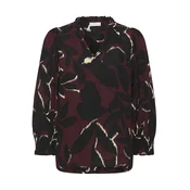 Kaffe Bluza KALinda kremna/jagoda/črna