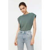 Trendyol Milla Ženska majica TWOSS20TS0021, Zelena