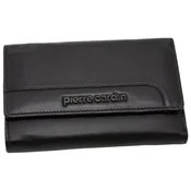 NOVCANIK KOŽNI ŽENSKI PIERRE CARDIN 6334 TILAK131 CRNI