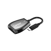 Lexar Pro USB-C čitalec kartic Dual Slot SD/microSD UHS-II