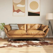 Tepih smede-bijeli s uzorkom 120 x 170 cm perivi i