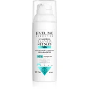 Eveline Eveline Hyaluron Super Needles vlažilni in posvetljevalni mezo-booster za obraz 50 ml