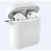 Celly Silikonska futrola za AirPods Soft bijela AIRCASEWH Touch Silikonska futrola bijela