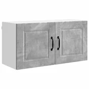 Vidaxl Omarica na steni PORTO Betonsko siva 80 x 31 x 40 cm