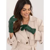 Dark Green Elegant Womens Gloves