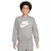 Nike Sportswear Majica siva / bela