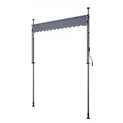 VEVOR Zložljiv nadstrešek 200x110x210 cm temno siv