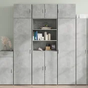 vidaXL vidaXL Omara za shranjevanje betonsko siva 70x42,5x225 cm inž. les, (21415206)
