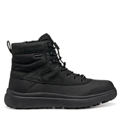 Black mens ankle boots Geox Granito + Grip A - Men