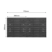 shumee Delavniška plošča za orodje 780 x 390 mm stenska
