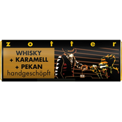Zotter Schokoladen Bio čokolada Choco Minis - viski + karamela + pekan orehi - 20 g
