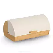 Zeller Posoda za kruh 36x21x17cm/krem/les, kovina