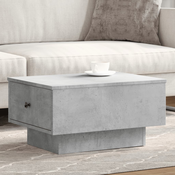 Stolic za kavu boja betona 60 x 45 x 31 cm konstruirano drvo