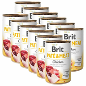 Konzerva Brit Paté & Meat Chicken 12x400 g
