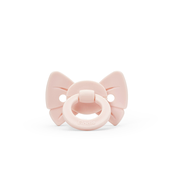 Elodie laža silikonska 0+ misty pink binky bow