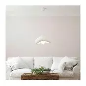 Brilagi - Luster na sajli WABI SABI 1xE27/40W/230V precnik 30 cm bela