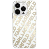 Karl Lagerfeld KLHCP15XHKFOEMD iPhone 15 Pro Max 6.7 gold hardcase IML Fullover  Logo (KLHCP15XHKFOEMD)