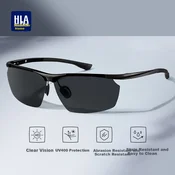 HLA Unisex naocare za sunce, Crne