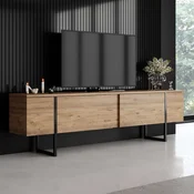 Hanah Home TV Komoda Luxe, 180x30x50 cm, Hrast