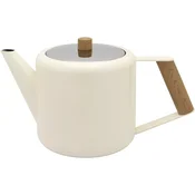 BREDEMEIJER Boston čajnik z dvojno steno, prostornina: 1,10 litra, 150 mm, bela