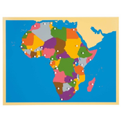 Edukativna Montessori slagalica Smart Baby - Karta Afrike