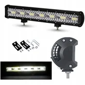shumee LED delovna svetilka BAR 52 cm 420 W 12/24 V cree dolga dosega štirikolesnik