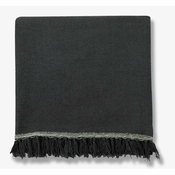 Crni prekrivac od organskog pamuka 220x250 cm Bohemia – Mette Ditmer Denmark