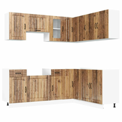 vidaXL vidaXL 11 kosov kuhinjska omarica Kalmar starinski les inženirski les, (21652986)