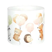 Brilagi - Univerzalni abažur BOBO E27 pr. 15 cm bela/sa motivom životinja