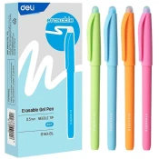 Kemijska olovka s gel tintom Deli EG163-BL - 0.5 mm, asortiman