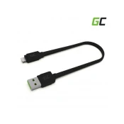 UNBRANDED Green Cell Flat Cable USB-A - Lightning, 25 cm, hitro polnjenje Apple 2.4A