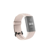 HAMA narukvica za Fitbit Charge 3/4 zamjensku narukvicu za sat, univerzalna ružicasta