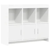 Vidaxl Strani šal Bela 98,5 x 33 x 80 cm Inženirski les