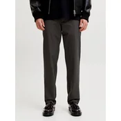 JACK & JONES Chino hlače JPSTollie Connor temno rjava / črna