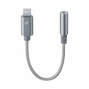 Cellularline iPad/iPad Pro/iPhone Audio kabel [1x Muški konektor Apple Dock Lightning - 1x Priključna doza za 3,5 mm banana utikač] 15 cm Sre