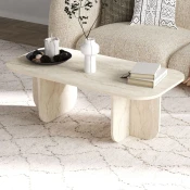Hanah Home Klub sto Becaj, 120x41.4x60 cm, Bež