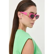 Suncane naocale Balenciaga za žene, boja: ružicasta BB0095S