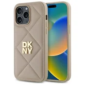 1 to 3 ETUI DKNY ZA IPHONE 14 PRO MAX PREŠIT STACK LOGO BEŽ 6,7 INČ