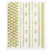 LK - Nalepnice za nokte (JO-845) Gold