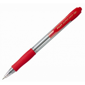 PILOT kemični svinčnik Super Grip Medium BPGP-10R-M, 12 kom Rdeča