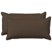 vidaXL Prevleka za blazino 2 pcs HOUTEN Taupe 40 x 80 cm Lažni lanu