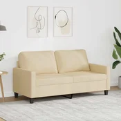 Dvosjed od tkanine krem 140 cm