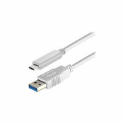 Transmedia USB type C plug - USB 3.1 type A plug, 1,0 m