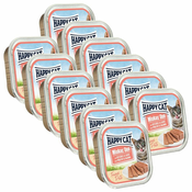Happy Cat Minkas DUO Paté perutnina in losos 12 x 100 g