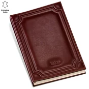 Princ Leather Kožni rokovnik, A4, Braon