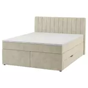 Boxspring Krevet Nikol 160/200 cm , bež