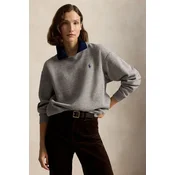 Polo Ralph Lauren Majica temno modra / pegasto siva