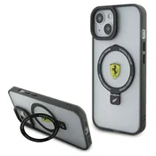 Ferrari Ovitek Ferrari Ring Stand 2023 MagSafe za iPhone 15 Plus/14 Plus - prozoren